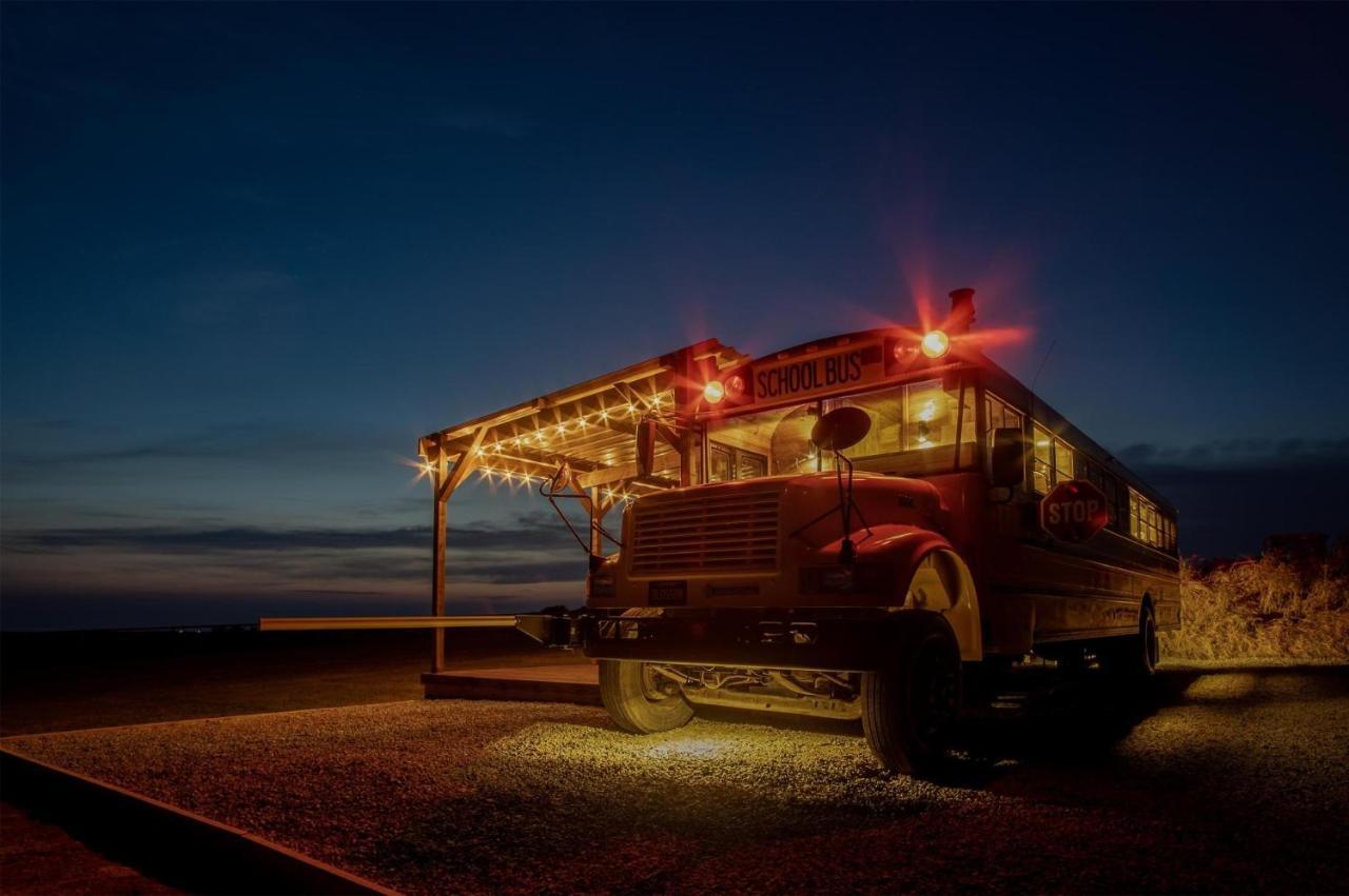 American School Bus - 1 Bedroom - Blossom Farm - Tiers Cross Johnston Exteriér fotografie